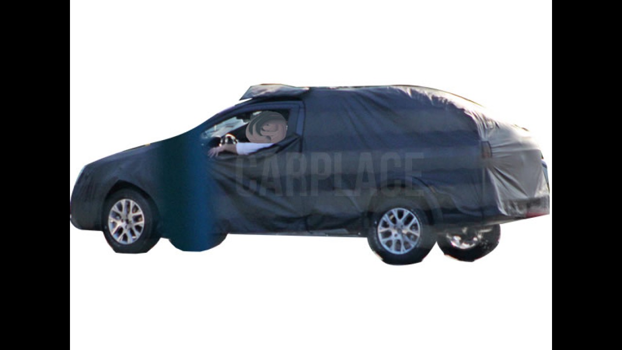 Exclusivo! Veja o primeiro flagra da VW Saveiro cabine dupla