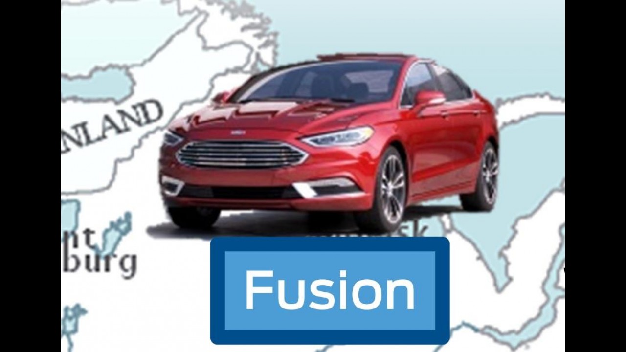 Ford divulga teaser e confirma estreia do renovado Fusion para Detroit