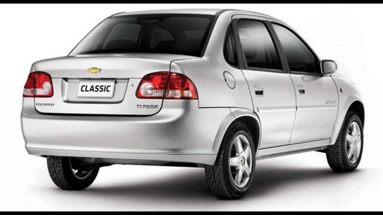 Chevrolet Classic ganha freios ABS e airbags na Argentina - Preço da versão completa equivale a R$ 32.100