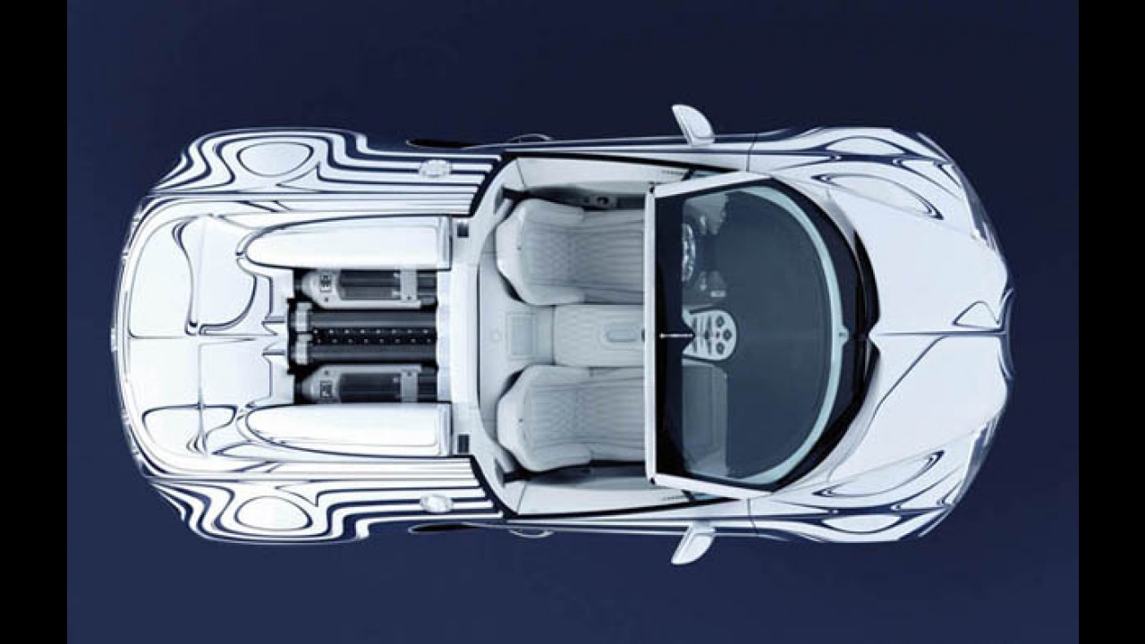 Bugatti Veyron L’Or Blanc: um Bugatti de porcelana
