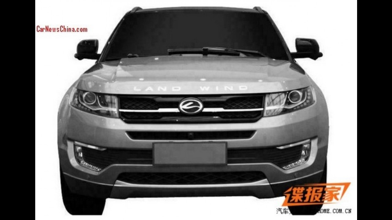 Clone do Evoque, Landwind E32 é flagrado sem camuflagem