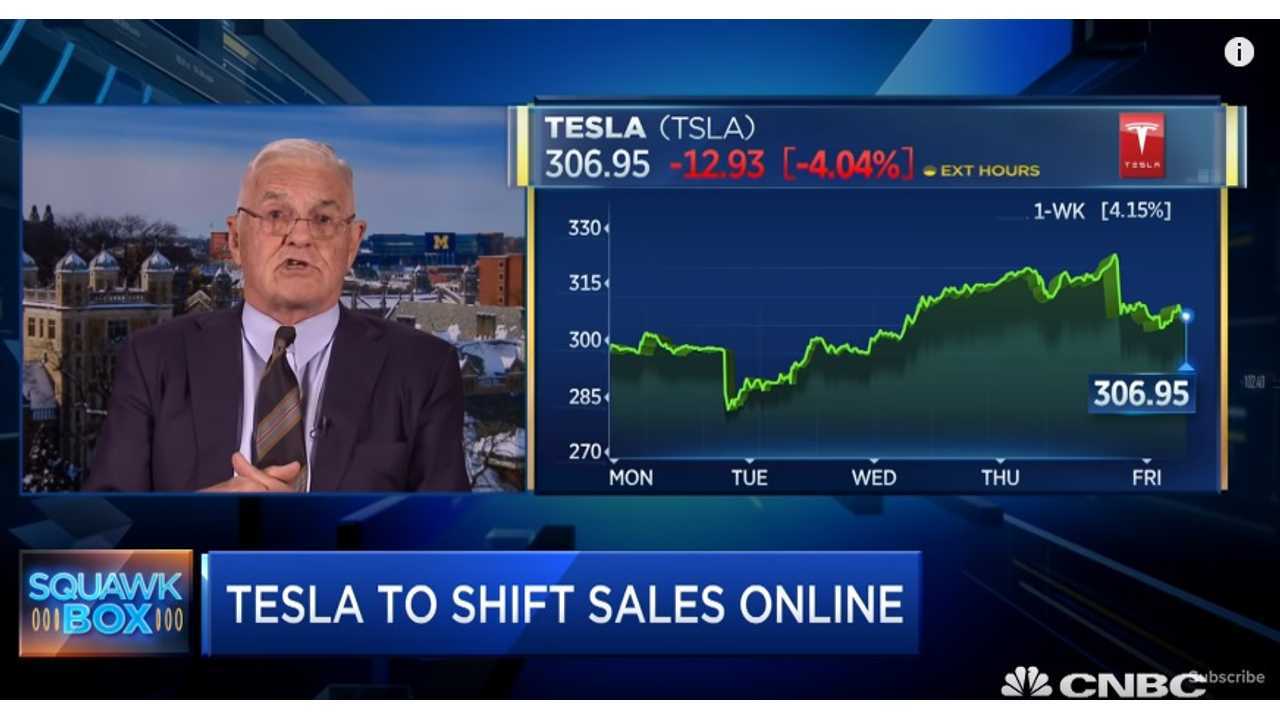 Bob Lutz On Tesla Online Sales: That's Not Gonna Work - Video
