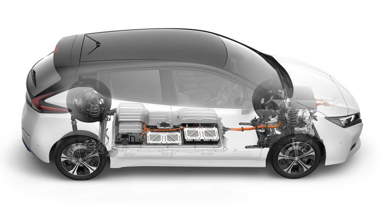 2018 Nissan Leaf powertrain schematic