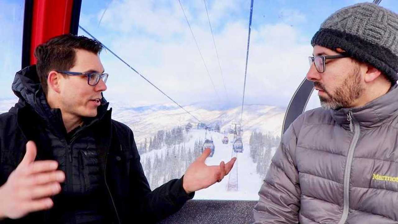 Rivian CEO Has In-Depth R1T & R1S EV Chat In Gondola: Video
