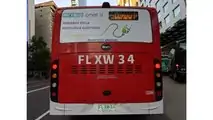 BYD electric bus in Santiago, Chile