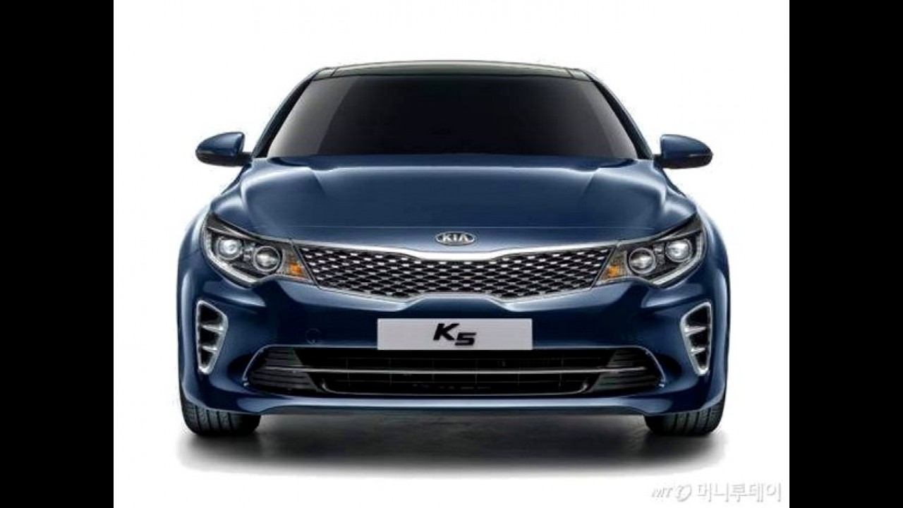 Novo Kia Optima é revelado em primeira foto oficial