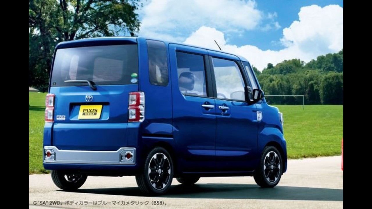 Toyota lança microvan Pixis Mega com motor 0.6 e consumo de 25,4 km/l