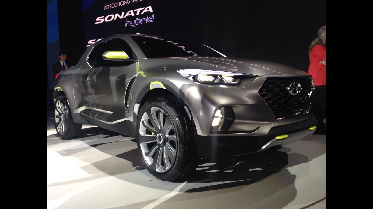 Hyundai considera produzir picape Santa Cruz após boa aceitação do público