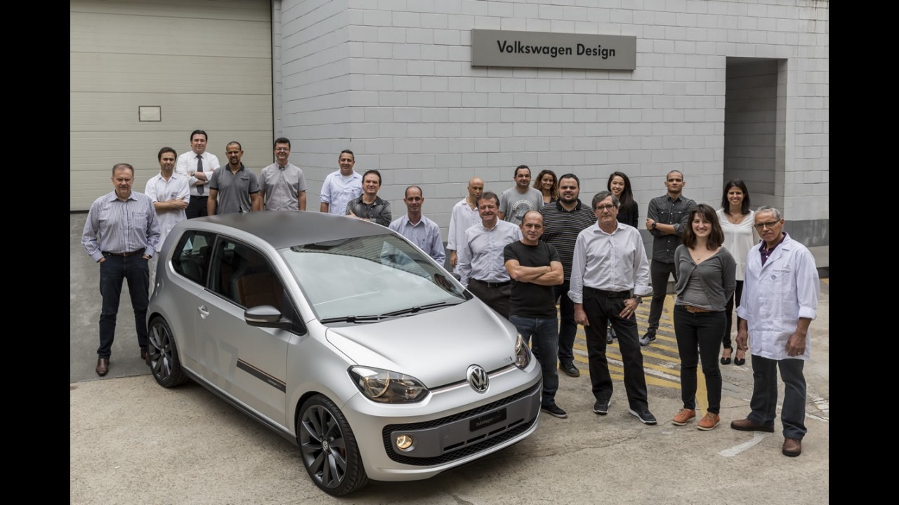 VW apimenta visual do up! TSI exclusivo para o Bubble Gun Treffen 2015