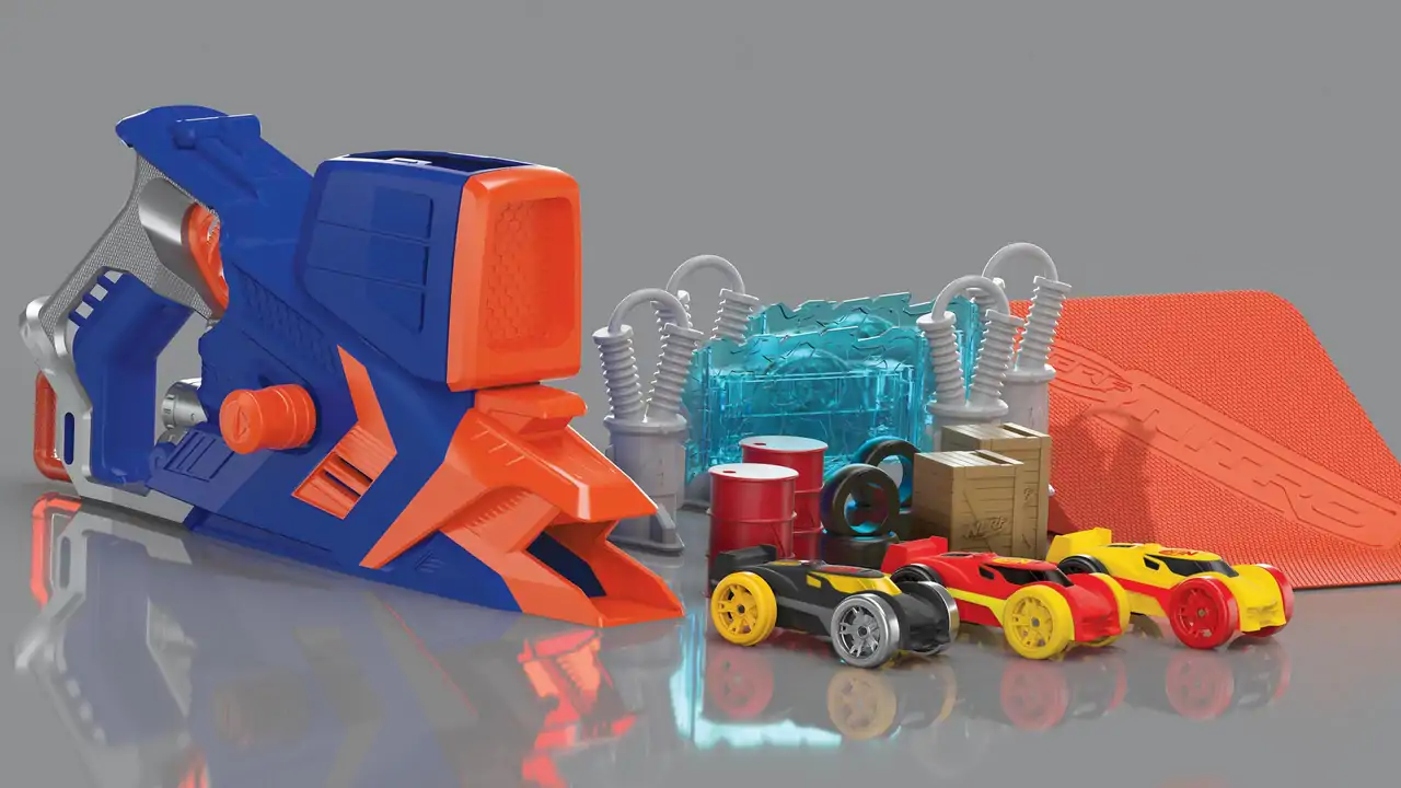 nerf car shooter