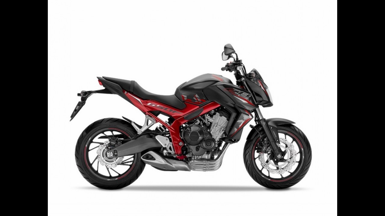Honda mostra linha CB650 com nova pintura e grafismos para a linha 2016