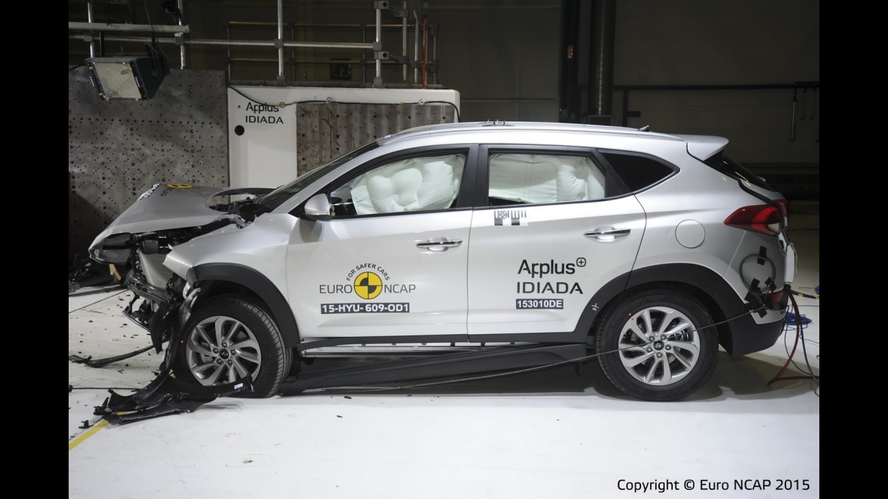 Novo Hyundai Tucson 2016 alcança cinco estrelas nos testes do EuroNCAP