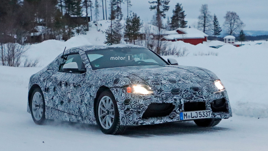 Toyota Supra Karda Casus Fotoğrafları