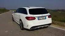 Mercedes C300 h Station Wagon, test di consumo reale Roma-Forlì