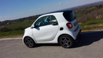 smart fortwo, test di consumo reale Roma-Forlì