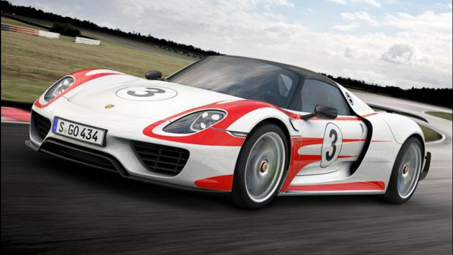 Porsche 918 Spyder Weissach package, da 0 a 100 km/h in 2,6 secondi