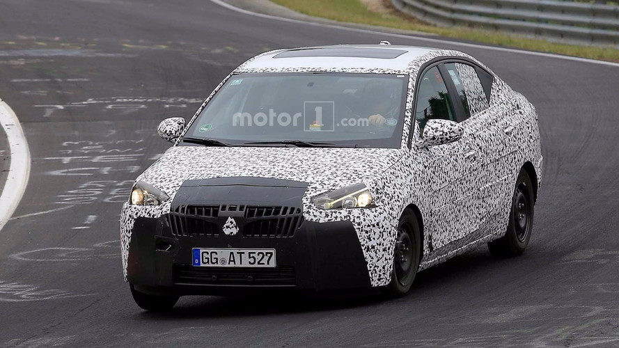 2018 Opel Corsa sedan spy photo