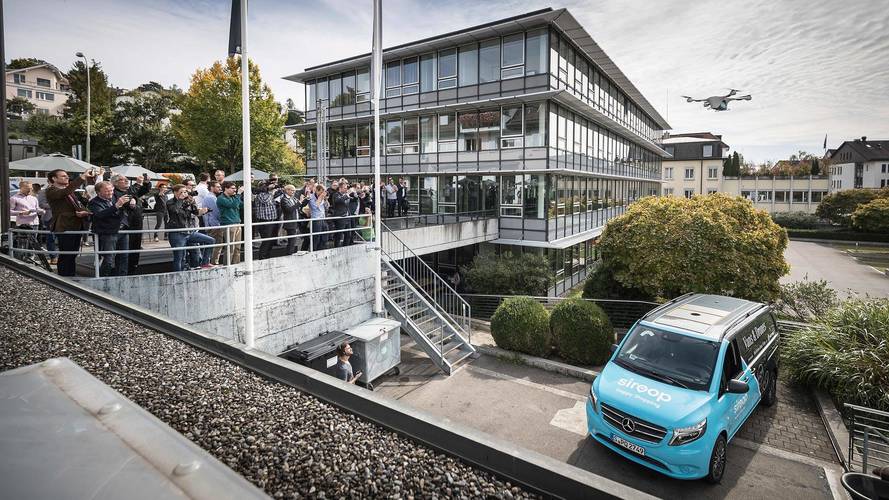 Mercedes-Benz Vito Drone Delivery