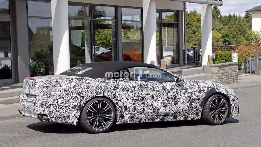 BMW M8 Convertible spy photo