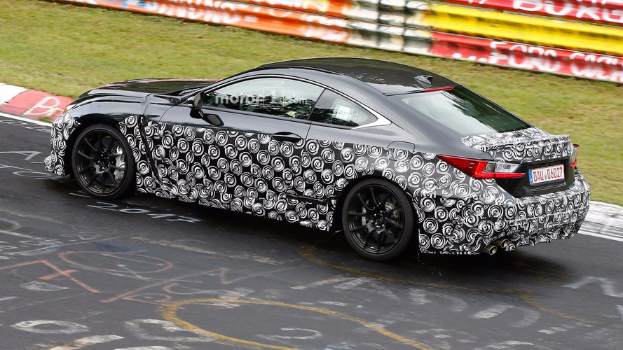 Makyajlı Lexus RC F casus fotoğrafları