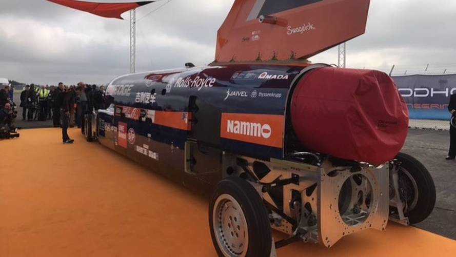 Bloodhound SSC live test pictures