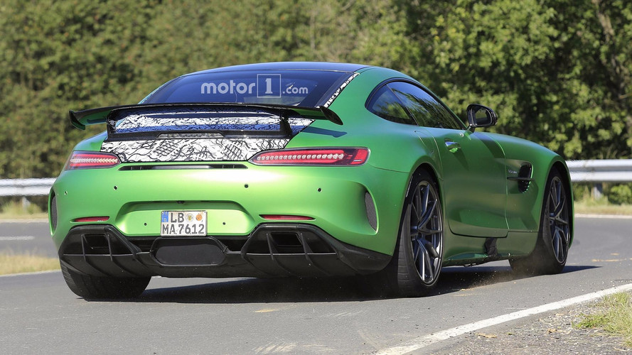 Mercedes-AMG GT4 road car spy photo