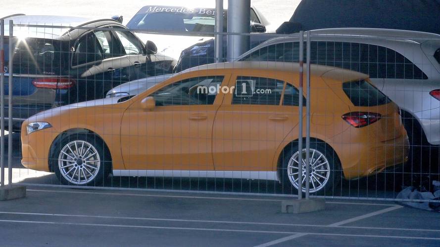 2018 Mercedes A-Class without camouflage spy photo