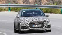 2018 Audi RS4 Avant with Sonoma Green paint spy photo