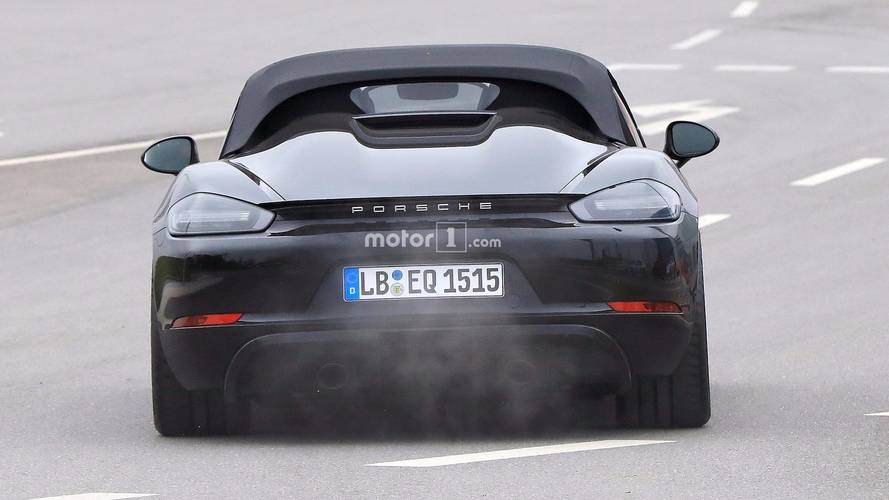 Porsche 718 Boxster Spyder Spy Photos