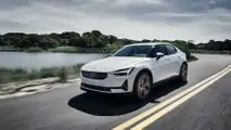 2021 Polestar 2 avant quart dynamique