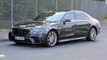 2021 Mercedes S-Class spy photo with final body