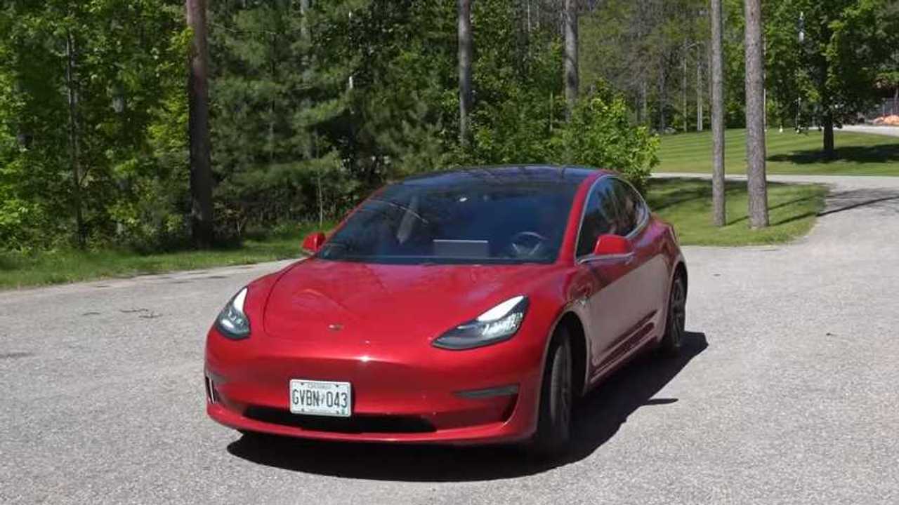 tesla model 3 red 4