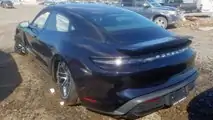 Wrecked Taycan Turbo