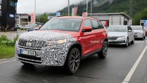 Skoda Kodiaq RS facelift spy photo