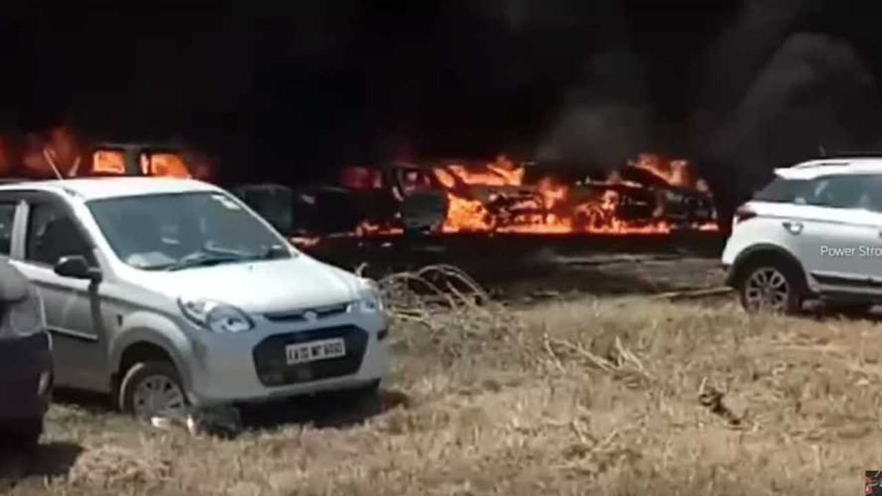 Massive Fire Takes Out 300 Cars