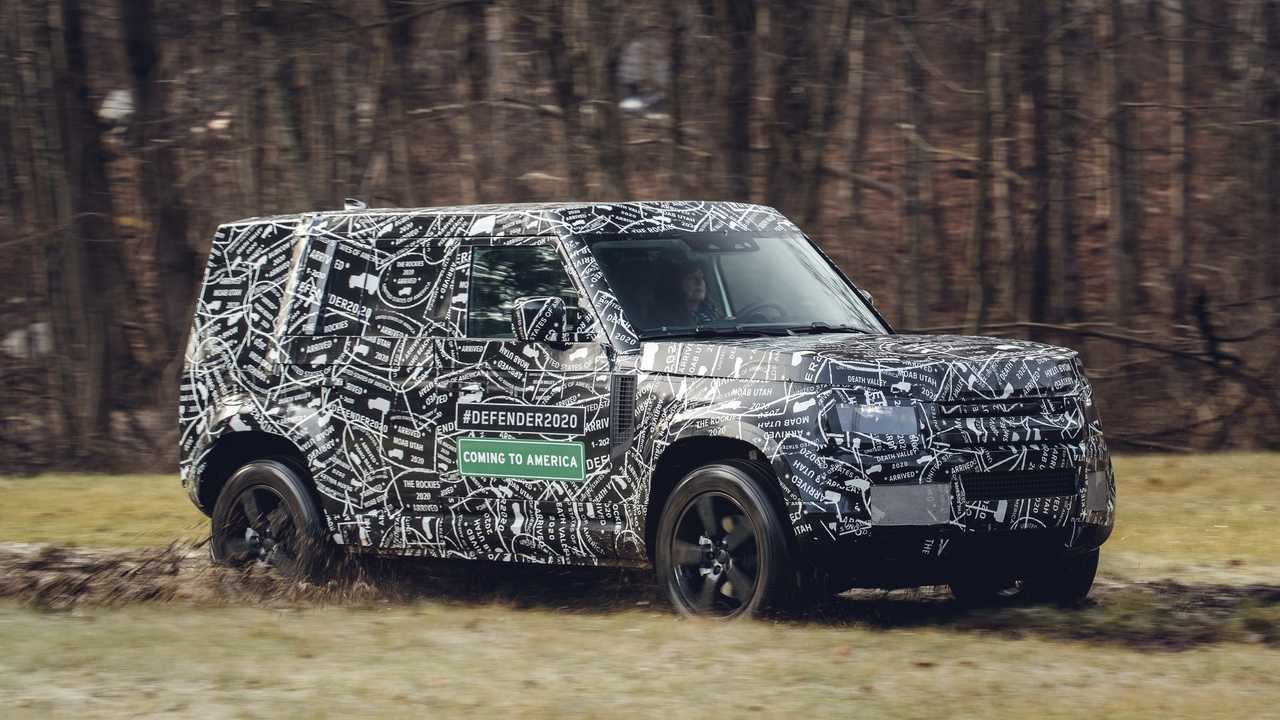 Испытания опытных образцов Land Rover Defender в Северной Америке