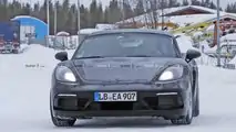 Porsche 718 Boxster a sei cilindri, le foto spia