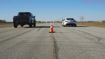 Toyota Supra Vs Hennessey Raptor V8