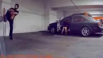 Check These Vandals Trying To Break Charging Plug On A Tesla Model 3