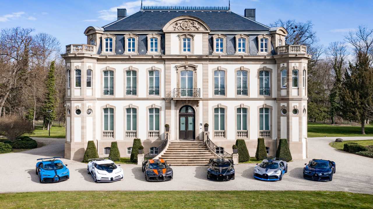Foto millonaria de Bugatti