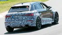 Nuova Audi RS3, le foto spia con meno camuffature