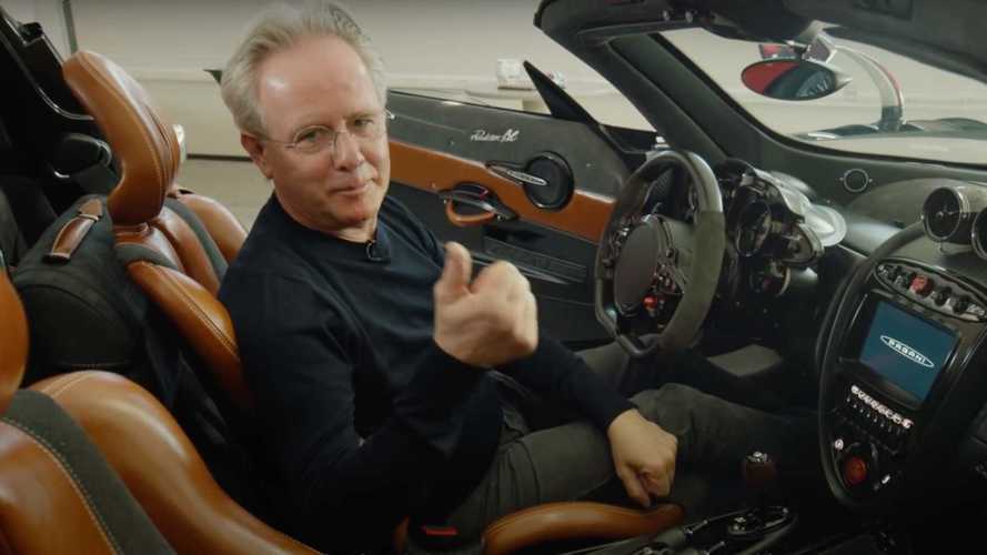 Horacio Pagani Shows Off Some Of His Cars