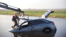 2020 Audi RS Q8 accident in Reeuwijk