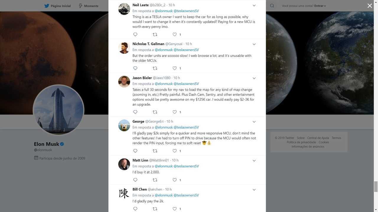 While Elon Musk Dismisses MCU Upgrade, Twitter Followers Fight For It
