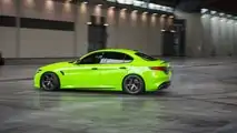 L'Alfa Romeo Giulia Quadrifoglio di 6 Underground