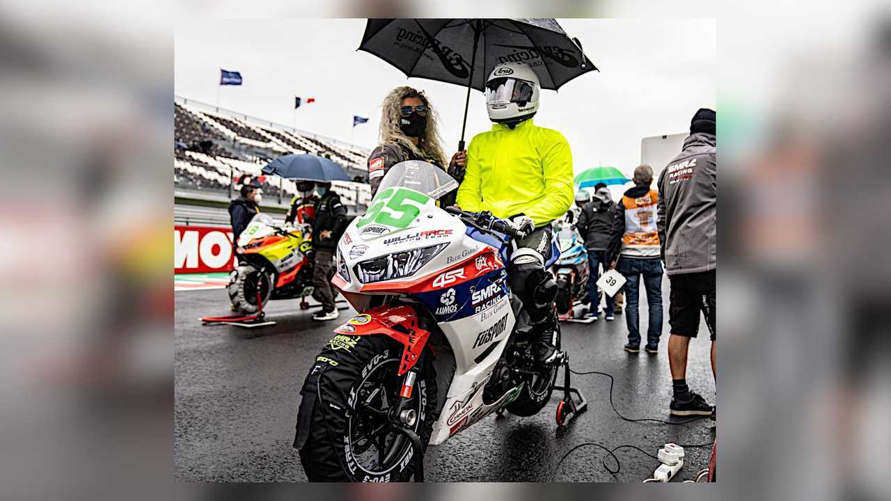 Sharni Pinfold at Magny Cours