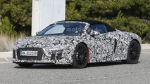 Audi R8 Spyder spy photo