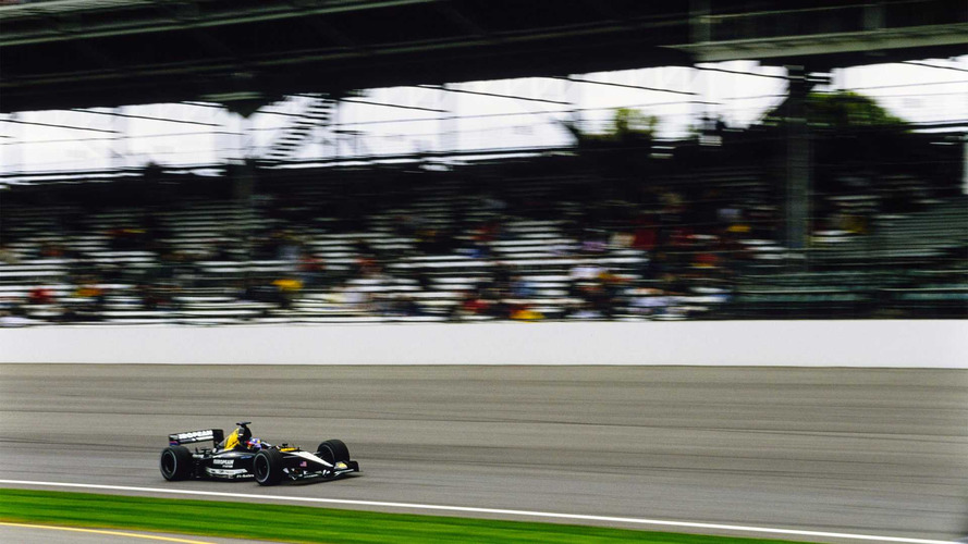 Fernando Alonso at Indy in 2001
