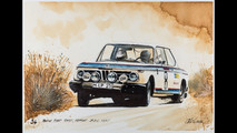 BMW Coffee Paintings