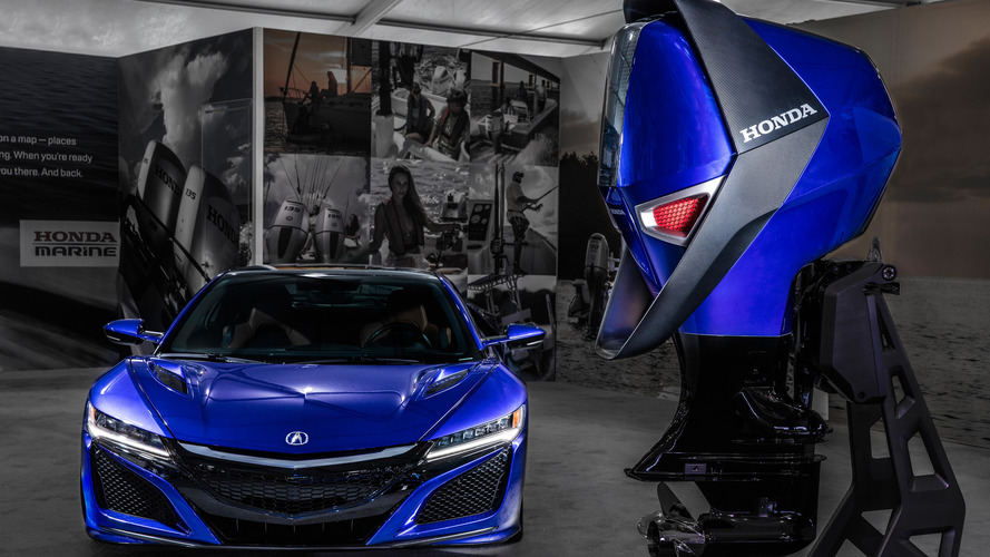 acura nsx inspired engine design could hang off your next boat